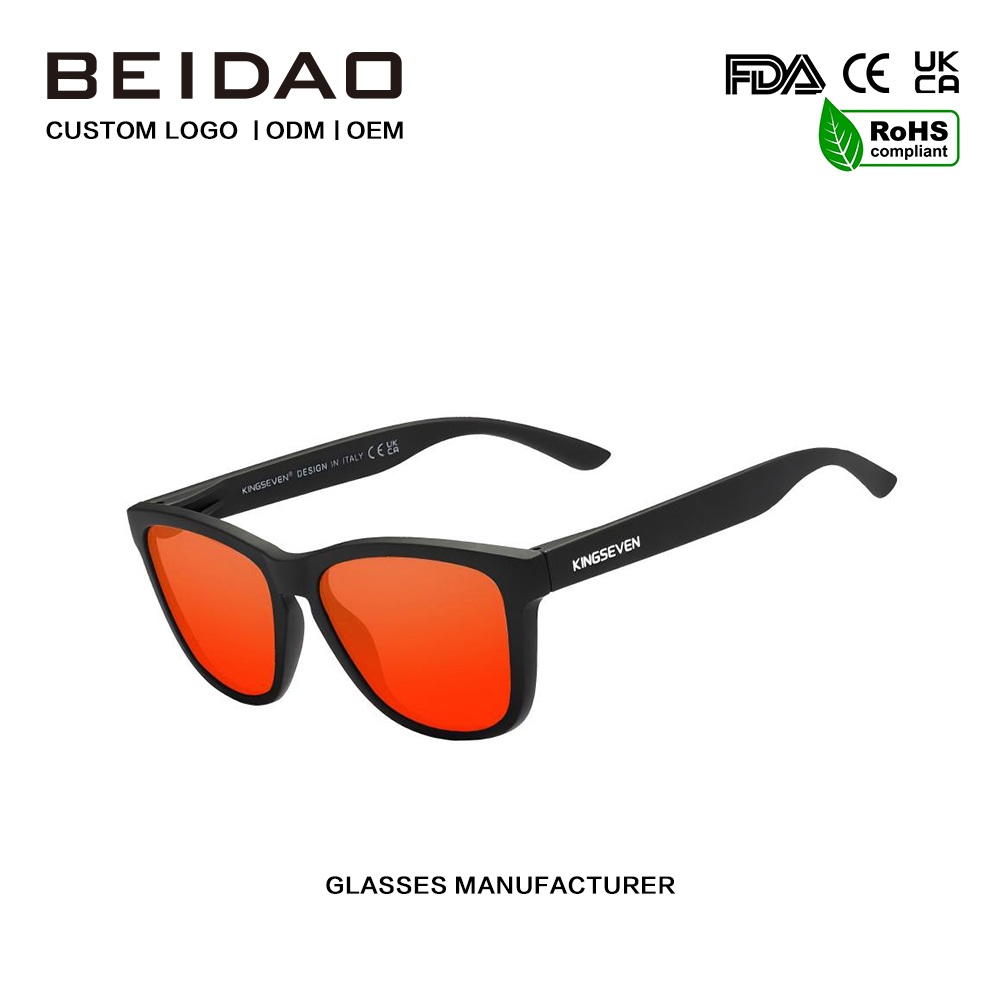 Klassieke vierkante TR90 gepolariseerde zonnebril