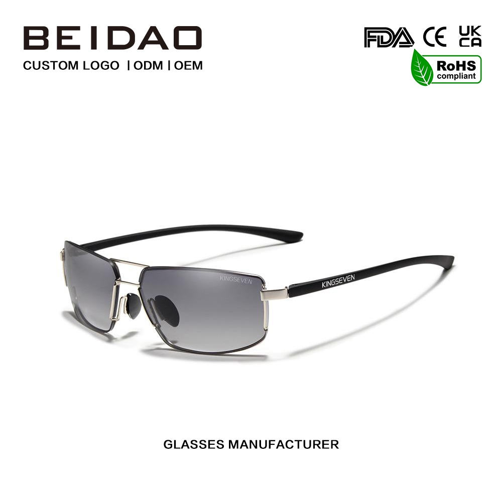 Luxe aluminium gepolariseerde zonnebril